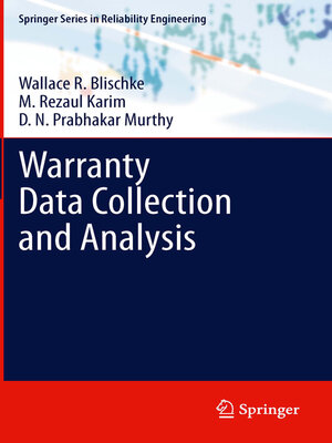 cover image of Warranty Data Collection and Analysis